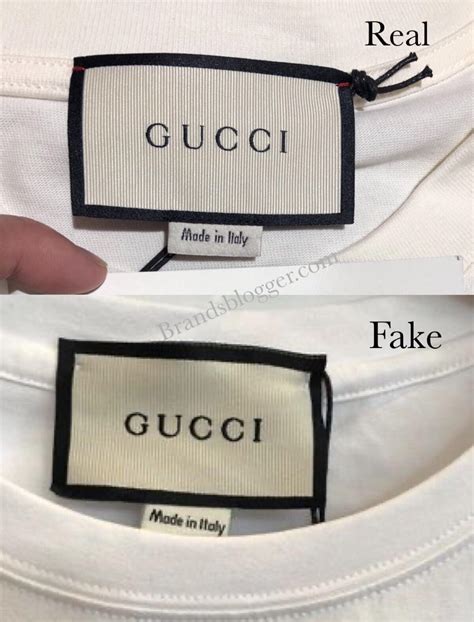 fake gucci shirt|authentic gucci tag.